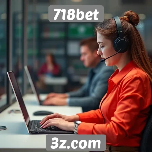 Atendimento ao cliente no site 718bet