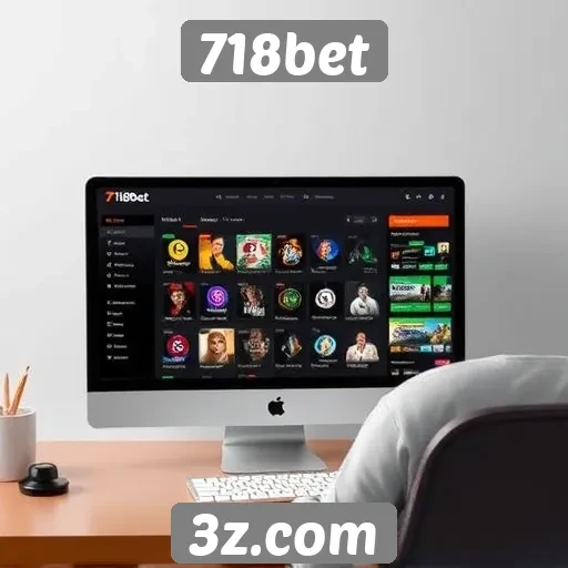 Análise da interface do usuário do site 718bet